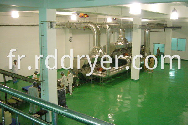 chicken powder vibrating Fluidized Bed Drying machine